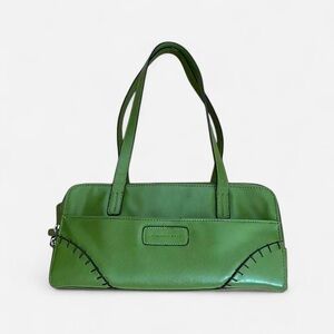 Elegant Green Leather Handbag